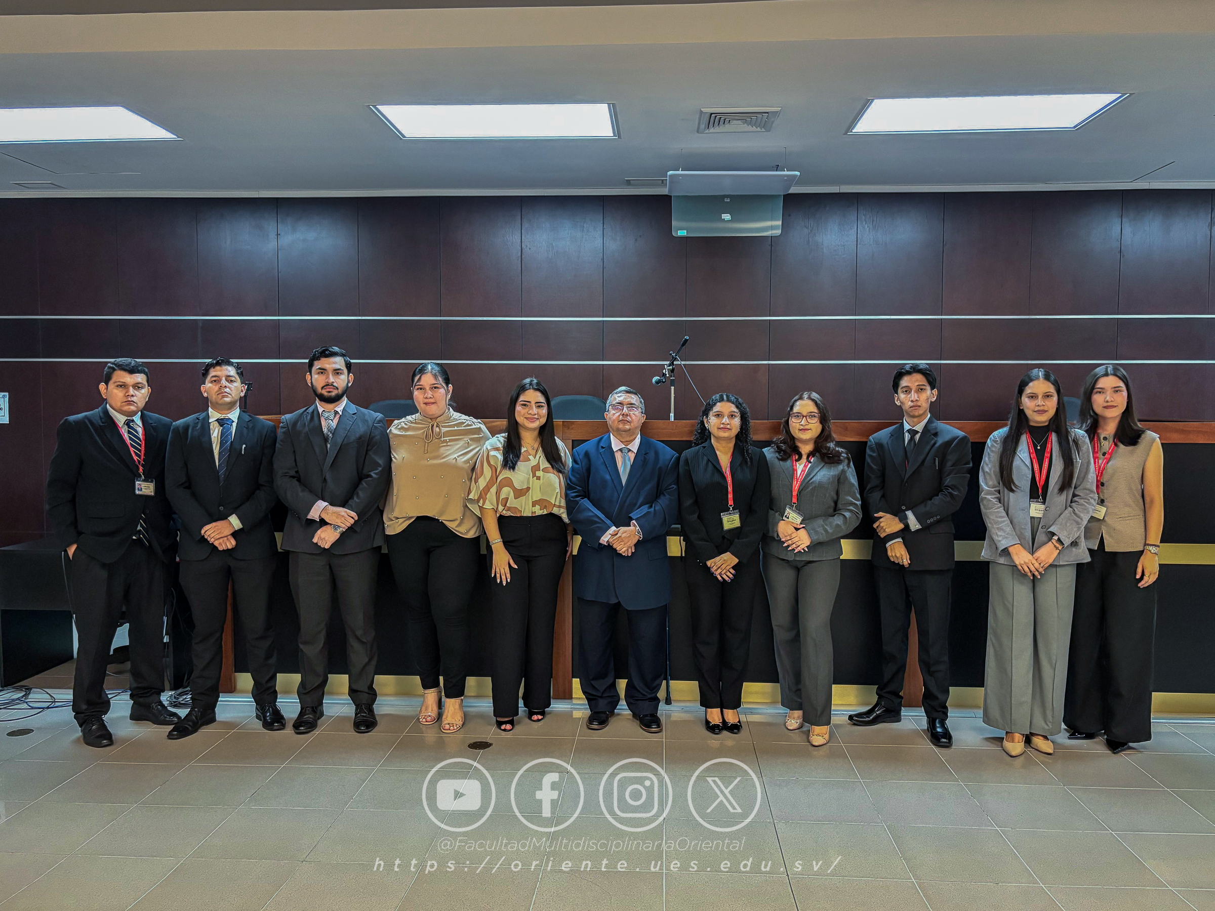 Estudiantes de nuestra FMO-UES destacan por su excelencia en la XIX edición del Concurso Interuniversitario de Juicios Orales